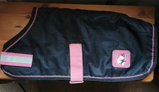 dog coat, warm fleece lined 20" very good condition 