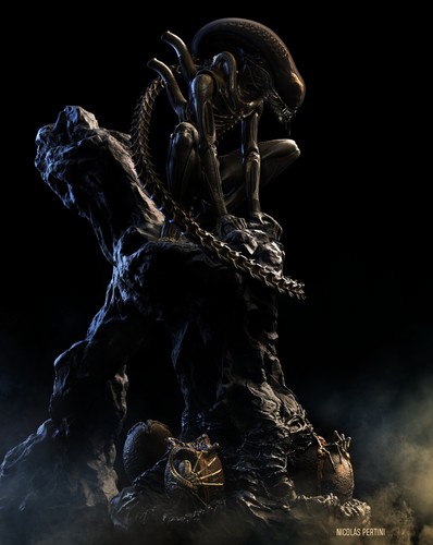 Xenomorph alien 1 8 - (3d), 1:6/1:8