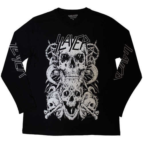 Slayer white skulls black - slayer,