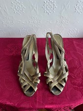Ladies size 6 gold and silver