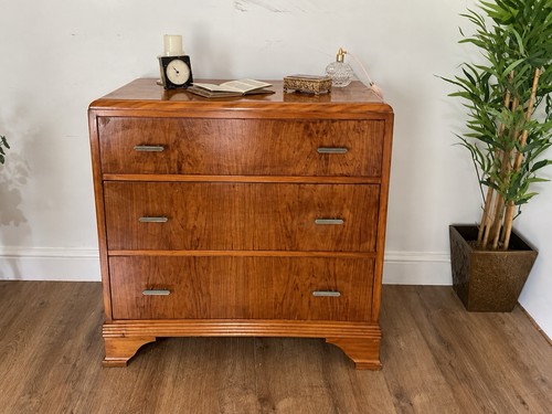 Vintage art deco walnut - vintage,