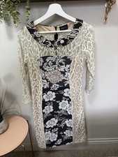 Ariella Lace Effect Dress With