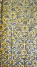Vintage curtains pair. Floral
