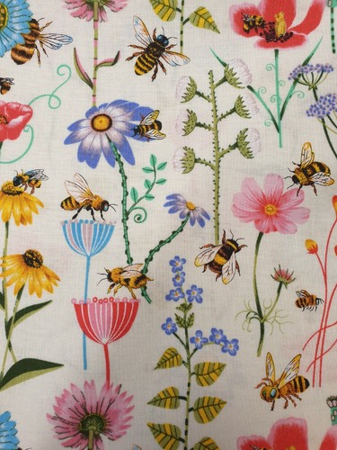 Bee haven fabric - bee, fat