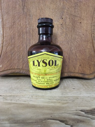 Vintage lysol amber - vintage,
