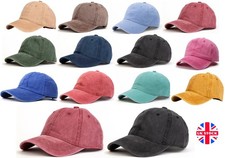 Mens Baseball Cap Plain Womens