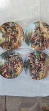 Set Of 4 Wedgewood Bone China "Country Days" Decorative Plates