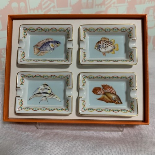 Hermes mini ashtray fish - hermes,