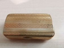 Brass Gold Coloured Snuff/pill