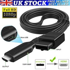 N64 To HDMI Converter Adapter HD link Cable For Nintendo Gamecube Super NES/SNES