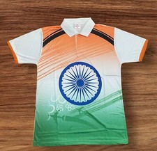India Cricket Flag Jersey Adults & Kids T-Shirts available - Choose UK size ONLY