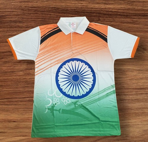 India cricket flag jersey - india,