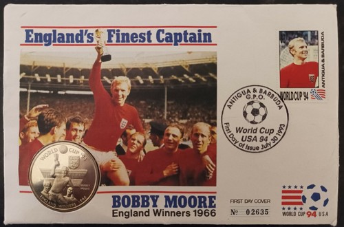 First day cover with medallion - first,