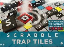 NEW: Scrabble Trap Tiles Word Board Game with Traps & Trigger Tiles Mattel 2022