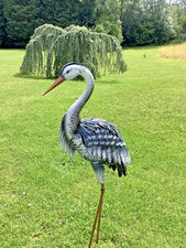 Crane Bird Statue Garden