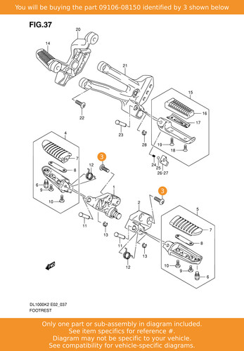Suzuki bolt 09106 08150 - bolt,, 09106-08150