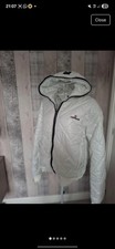 Airwalk White Quilted Hooded Jacket – Size large ✨Stay warm and stylish...