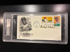 JACKIE ROBINSON 1982 FDC Auto