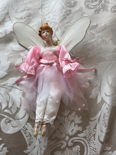 Vintage porcelain face - , pink