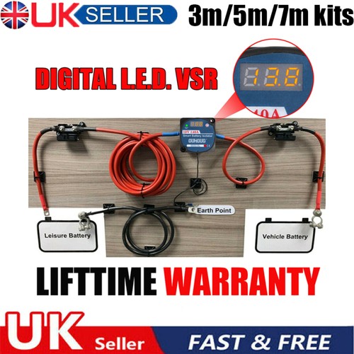 Battery split charge relay - battery, kit