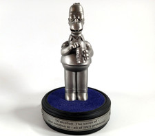 Homer Simpson Polished Pewter