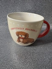 Tesco mug "pawsitively adorable" Curtis pawsome Range- dog print- brand new