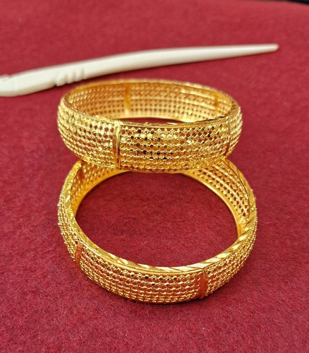 22k gold plated indian bangles - 22k,