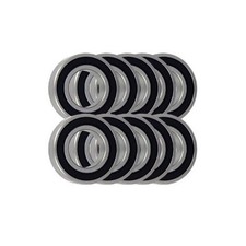 Pack of 10 6202 2RS 62022RS Rubber Sealed WM1/MSB Brand Bearing 15x35x11mm