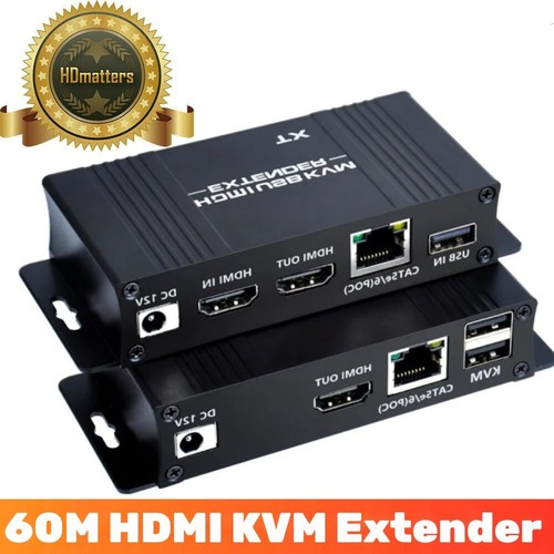 60m hdmi usb kvm extender - kvm,