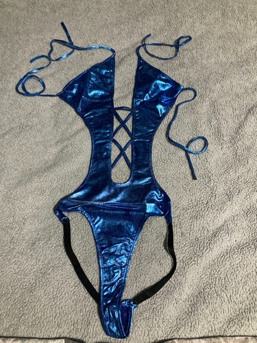 Metallic bodysuit lingerie - 6/8,