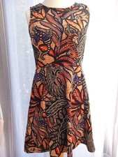 African print dress size - h&m,