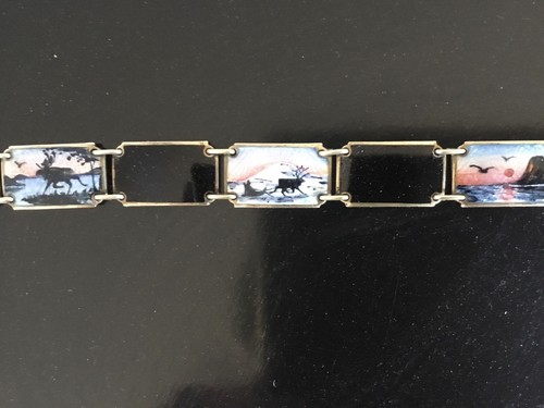 925 sterling norwegian enamel - 925,
