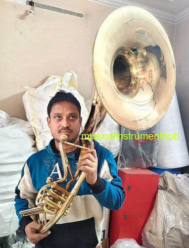 Sousaphone bell made of - 22, "bell