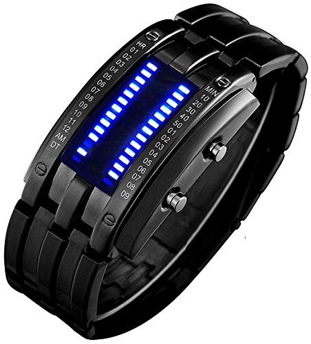 Binary matrix blue led digital - matrix,