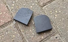 BMW 3 Series E46 M3 PRE FACELIFT Convertible BLACK Hardtop Lock Cover Caps PAIR