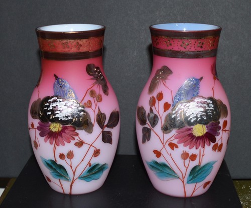 Antique pair thomas - webb, /
