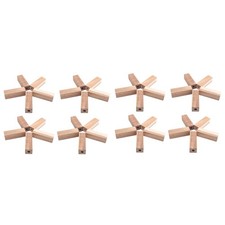 40 Pcs Pre Drilled 7mm Wood