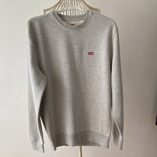Levi grey crew neck pullover - crew,