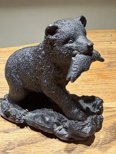 Cast bronze sculpture black - bronze,