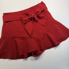 Zara Red Crimson Skort M Tie