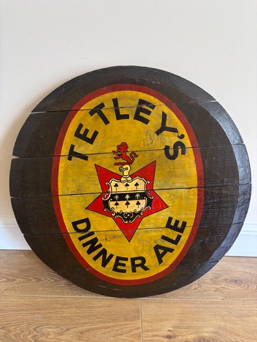 Tetleys dinner ale - ale, wooden