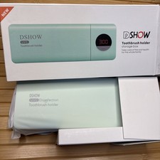 DSHOW UV Toothbrush Sanitizer, Bathroom Toothbrush Holder Wall Mounted 