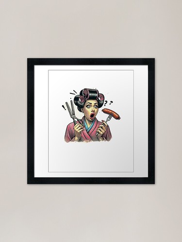 Hairdresser lady sausage a - hairdresser, lady,