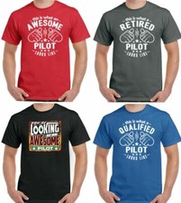 Pilot T-Shirt This is what a Looks Like Mens Funny Airplane Cabin Crew Flight 