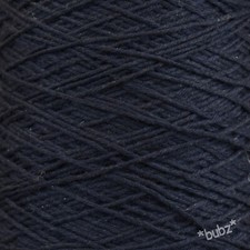 SOFT WOOL DOUBLE KNITTING YARN NAVY BLUE 400g CONE 8 BALLS HAND MACHINE KNIT DK