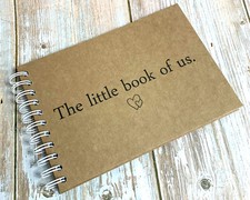 The Little Book of Us, Scrapbook Photo Album, Couples, White Card Pages, 200GSM