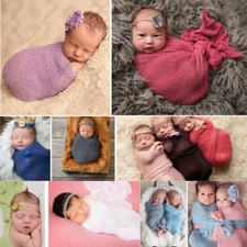 Newborn Photography Props Infant Costume Outfit Baby Photo Props Wrap Posing Kid