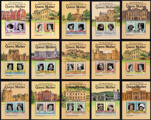 Miniature sheets 1985 queen - 15,