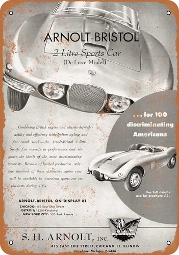 Metal sign 1954 - -,