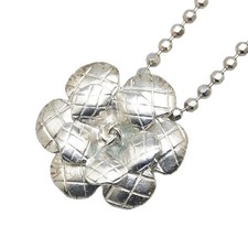 CHANEL Camellia Necklace in Silver Metal for Women